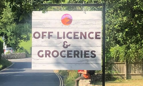 Off licence drinks available at The Dunes Cafe and Shop Oxwich